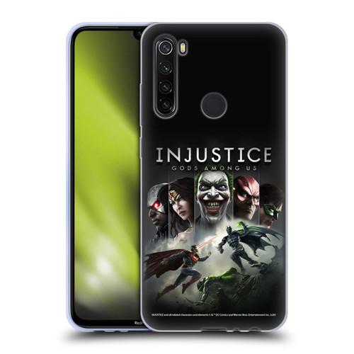 Injustice Gods Among Us Key Art Poster Soft Gel Case for Xiaomi Redmi Note 8T