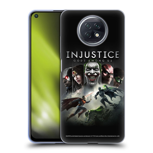 Injustice Gods Among Us Key Art Poster Soft Gel Case for Xiaomi Redmi Note 9T 5G