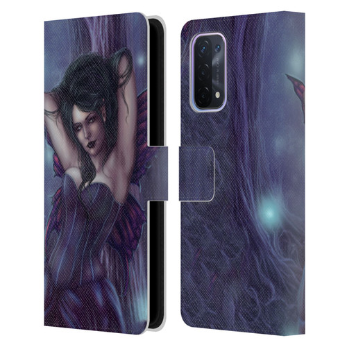 Tiffany "Tito" Toland-Scott Fairies Purple Gothic Leather Book Wallet Case Cover For OPPO A54 5G