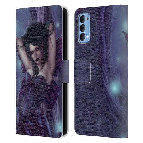 Tiffany "Tito" Toland-Scott Fairies Purple Gothic Leather Book Wallet Case Cover For OPPO Reno 4 5G