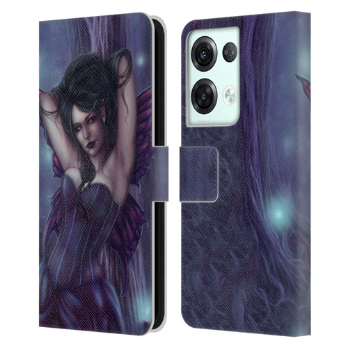 Tiffany "Tito" Toland-Scott Fairies Purple Gothic Leather Book Wallet Case Cover For OPPO Reno8 Pro