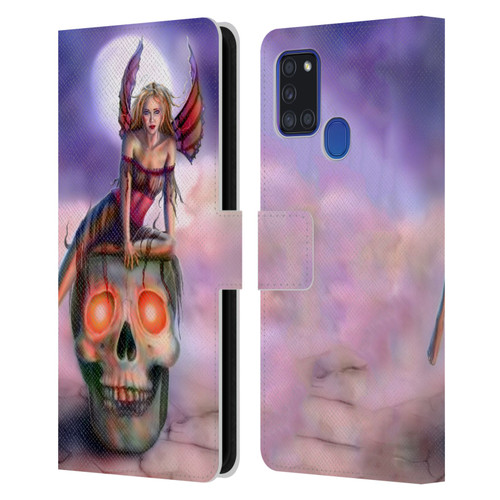 Tiffany "Tito" Toland-Scott Fairies Death Leather Book Wallet Case Cover For Samsung Galaxy A21s (2020)