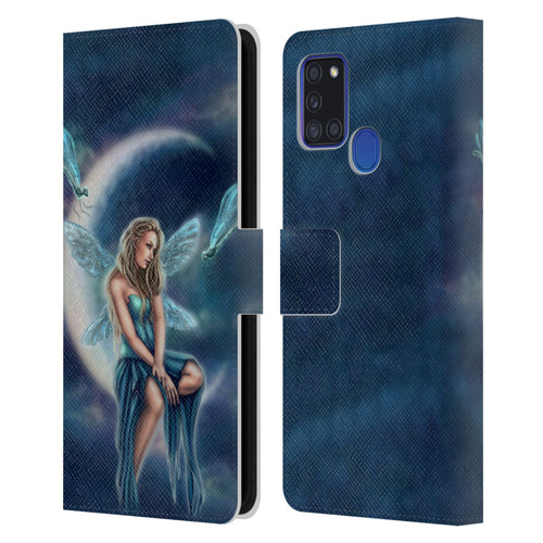 Tiffany "Tito" Toland-Scott Fairies Dragonfly Leather Book Wallet Case Cover For Samsung Galaxy A21s (2020)