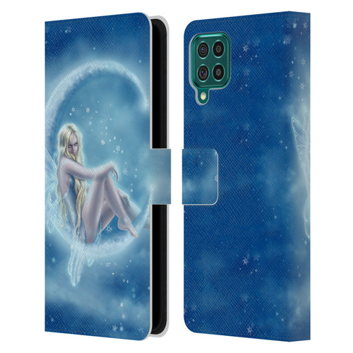 Tiffany "Tito" Toland-Scott Fairies Blue Winter Leather Book Wallet Case Cover For Samsung Galaxy F62 (2021)