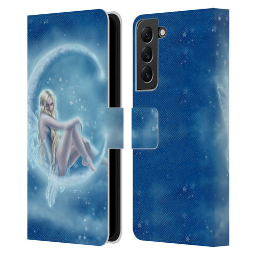 Tiffany "Tito" Toland-Scott Fairies Blue Winter Leather Book Wallet Case Cover For Samsung Galaxy S22+ 5G