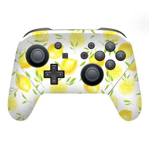 Katerina Kirilova Patterns Lemons Vinyl Sticker Skin Decal Cover for Nintendo Switch Pro Controller