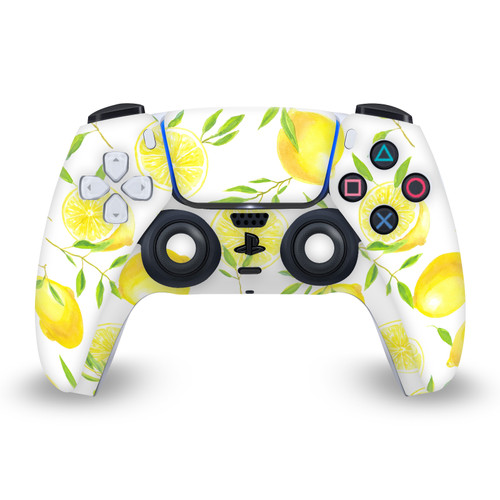 Katerina Kirilova Patterns Lemons Vinyl Sticker Skin Decal Cover for Sony PS5 Sony DualSense Controller