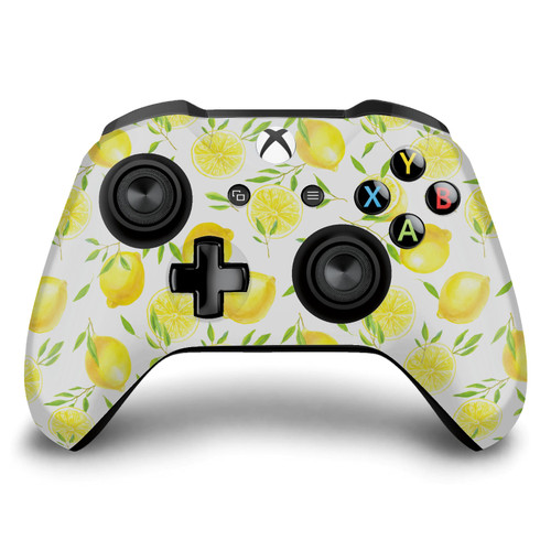 Katerina Kirilova Patterns Lemons Vinyl Sticker Skin Decal Cover for Microsoft Xbox One S / X Controller