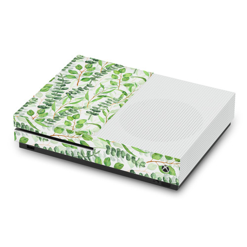 Katerina Kirilova Patterns Eucalyptus Mix Vinyl Sticker Skin Decal Cover for Microsoft Xbox One S Console