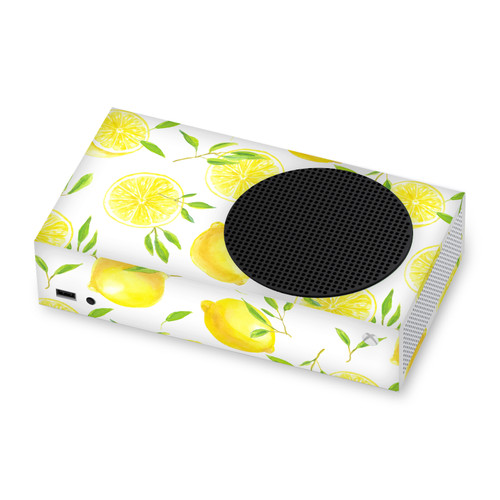 Katerina Kirilova Patterns Lemons Vinyl Sticker Skin Decal Cover for Microsoft Xbox Series S Console