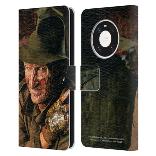 A Nightmare On Elm Street 4 The Dream Master Graphics Freddy Leather Book Wallet Case Cover For Huawei Mate 40 Pro 5G