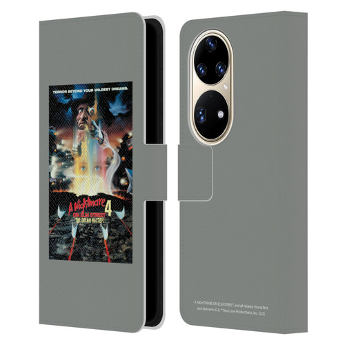 A Nightmare On Elm Street 4 The Dream Master Graphics Poster Leather Book Wallet Case Cover For Huawei P50 Pro