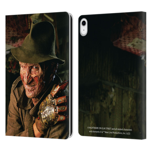 A Nightmare On Elm Street 4 The Dream Master Graphics Freddy Leather Book Wallet Case Cover For Apple iPad 10.9 (2022)