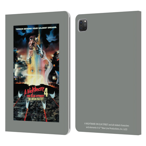 A Nightmare On Elm Street 4 The Dream Master Graphics Poster Leather Book Wallet Case Cover For Apple iPad Pro 11 2020 / 2021 / 2022