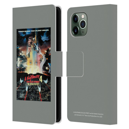 A Nightmare On Elm Street 4 The Dream Master Graphics Poster Leather Book Wallet Case Cover For Apple iPhone 11 Pro