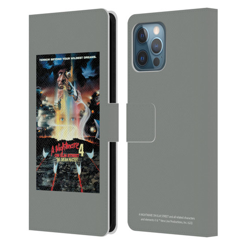 A Nightmare On Elm Street 4 The Dream Master Graphics Poster Leather Book Wallet Case Cover For Apple iPhone 12 Pro Max