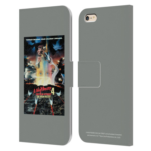A Nightmare On Elm Street 4 The Dream Master Graphics Poster Leather Book Wallet Case Cover For Apple iPhone 6 Plus / iPhone 6s Plus
