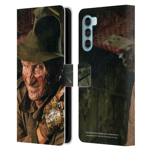 A Nightmare On Elm Street 4 The Dream Master Graphics Freddy Leather Book Wallet Case Cover For Motorola Edge S30 / Moto G200 5G