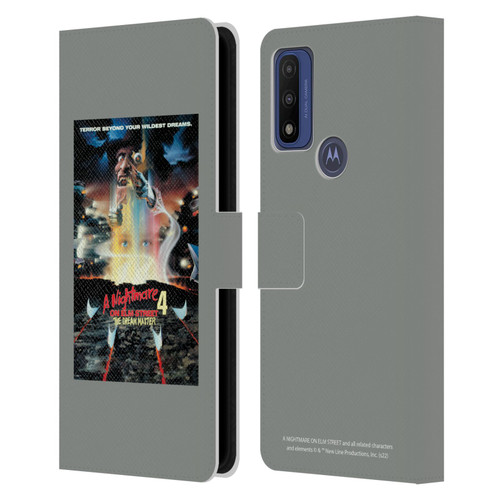 A Nightmare On Elm Street 4 The Dream Master Graphics Poster Leather Book Wallet Case Cover For Motorola G Pure