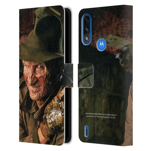 A Nightmare On Elm Street 4 The Dream Master Graphics Freddy Leather Book Wallet Case Cover For Motorola Moto E7 Power / Moto E7i Power