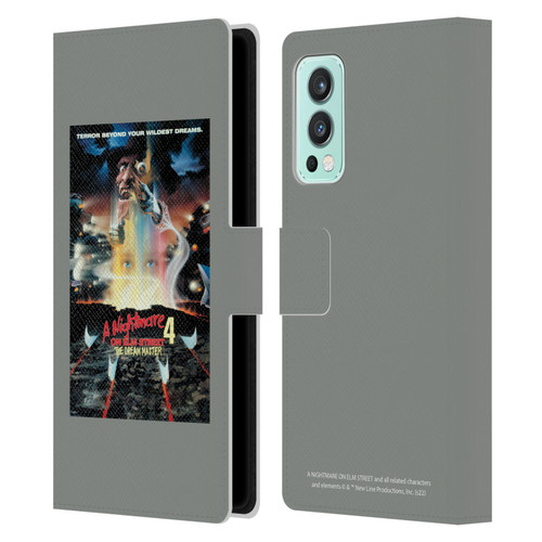 A Nightmare On Elm Street 4 The Dream Master Graphics Poster Leather Book Wallet Case Cover For OnePlus Nord 2 5G