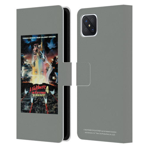 A Nightmare On Elm Street 4 The Dream Master Graphics Poster Leather Book Wallet Case Cover For OPPO Reno4 Z 5G