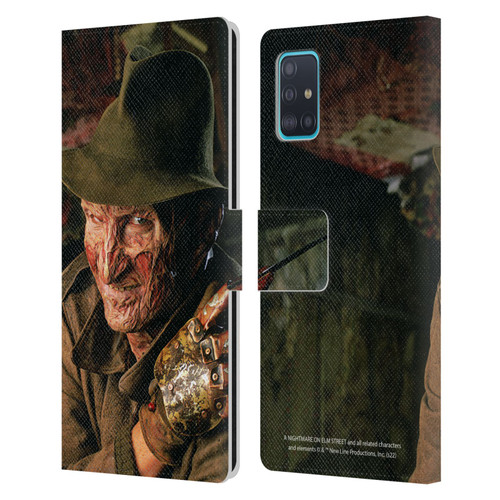 A Nightmare On Elm Street 4 The Dream Master Graphics Freddy Leather Book Wallet Case Cover For Samsung Galaxy A51 (2019)