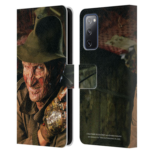 A Nightmare On Elm Street 4 The Dream Master Graphics Freddy Leather Book Wallet Case Cover For Samsung Galaxy S20 FE / 5G
