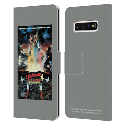 A Nightmare On Elm Street 4 The Dream Master Graphics Poster Leather Book Wallet Case Cover For Samsung Galaxy S10