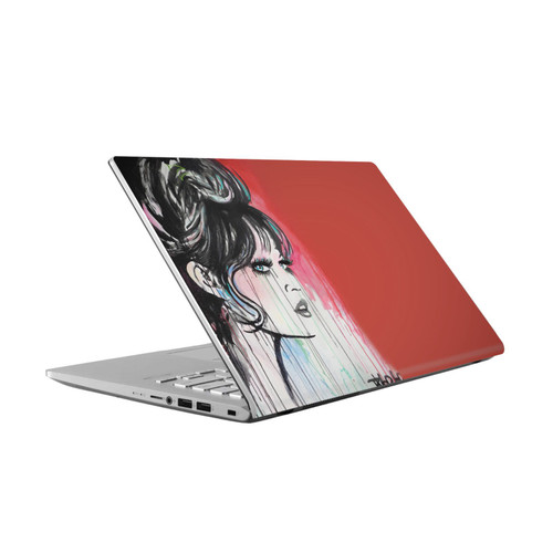 LouiJoverArt Red Ink God Created Woman Vinyl Sticker Skin Decal Cover for Asus Vivobook 14 X409FA-EK555T