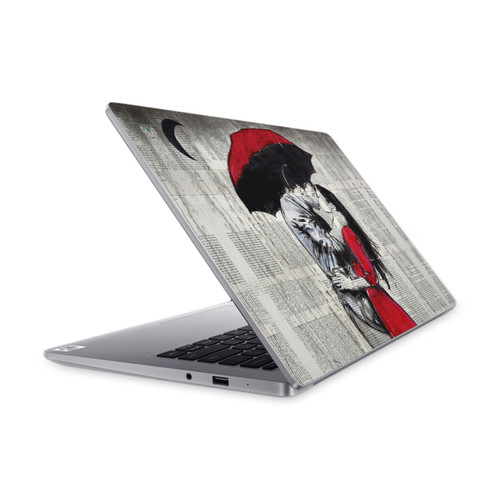 LouiJoverArt Red Ink A New Kiss 2 Vinyl Sticker Skin Decal Cover for Xiaomi Mi NoteBook 14 (2020)