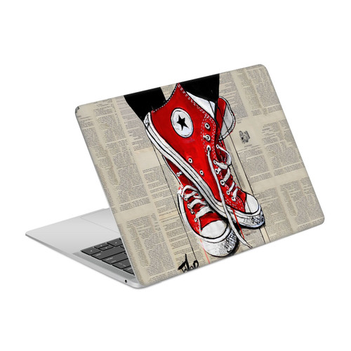 LouiJoverArt Red Ink Shoes Vinyl Sticker Skin Decal Cover for Apple MacBook Air 13.3" A1932/A2179