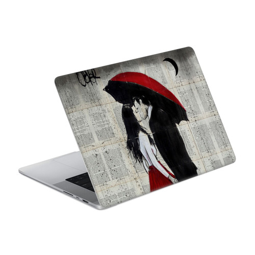 LouiJoverArt Red Ink A New Kiss Vinyl Sticker Skin Decal Cover for Apple MacBook Pro 16" A2485