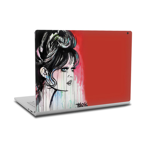 LouiJoverArt Red Ink God Created Woman Vinyl Sticker Skin Decal Cover for Microsoft Surface Book 2