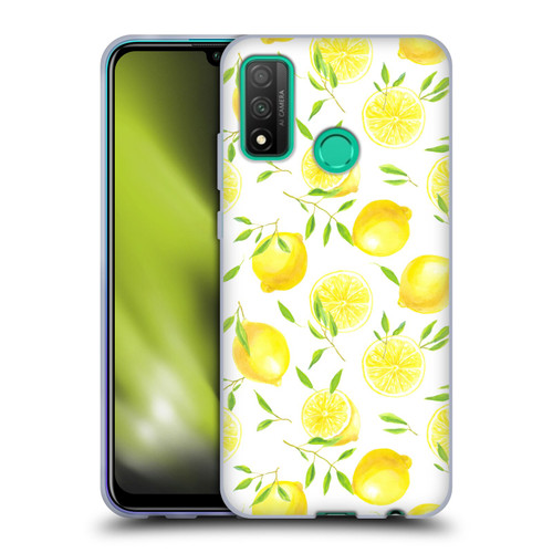 Katerina Kirilova Fruits & Foliage Patterns Lemons Soft Gel Case for Huawei P Smart (2020)
