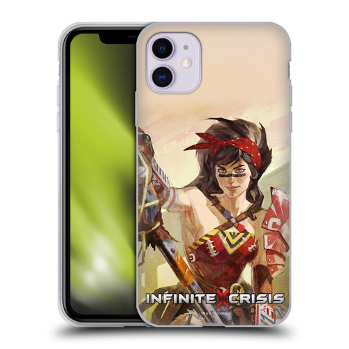 Infinite Crisis Characters Atomic Wonder Woman Soft Gel Case for Apple iPhone 11