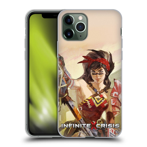 Infinite Crisis Characters Atomic Wonder Woman Soft Gel Case for Apple iPhone 11 Pro