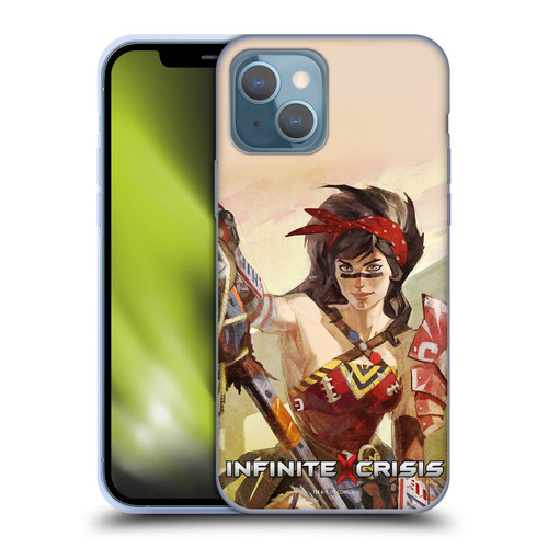 Infinite Crisis Characters Atomic Wonder Woman Soft Gel Case for Apple iPhone 13
