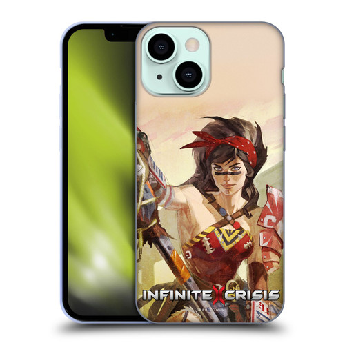 Infinite Crisis Characters Atomic Wonder Woman Soft Gel Case for Apple iPhone 13 Mini