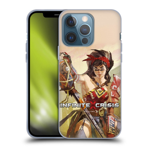 Infinite Crisis Characters Atomic Wonder Woman Soft Gel Case for Apple iPhone 13 Pro
