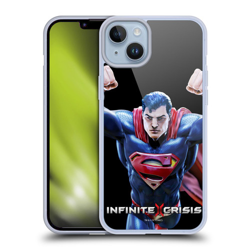 Infinite Crisis Characters Superman Soft Gel Case for Apple iPhone 14 Plus