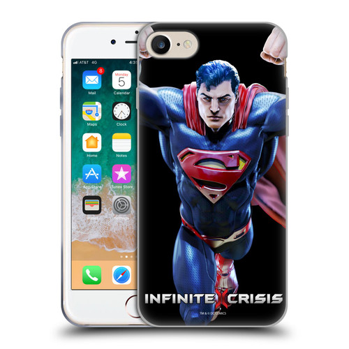 Infinite Crisis Characters Superman Soft Gel Case for Apple iPhone 7 / 8 / SE 2020 & 2022