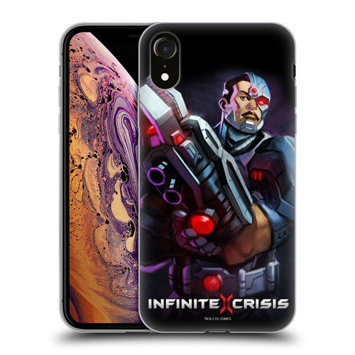 Infinite Crisis Characters Cyborg Soft Gel Case for Apple iPhone XR