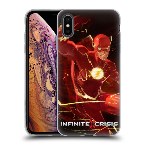 Infinite Crisis Characters Flash Soft Gel Case for Apple iPhone XS Max