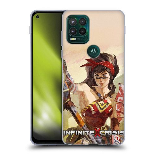 Infinite Crisis Characters Atomic Wonder Woman Soft Gel Case for Motorola Moto G Stylus 5G 2021