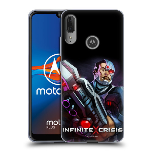 Infinite Crisis Characters Cyborg Soft Gel Case for Motorola Moto E6 Plus