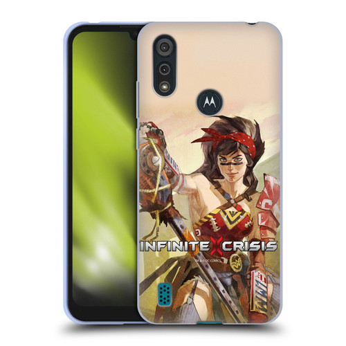 Infinite Crisis Characters Atomic Wonder Woman Soft Gel Case for Motorola Moto E6s (2020)
