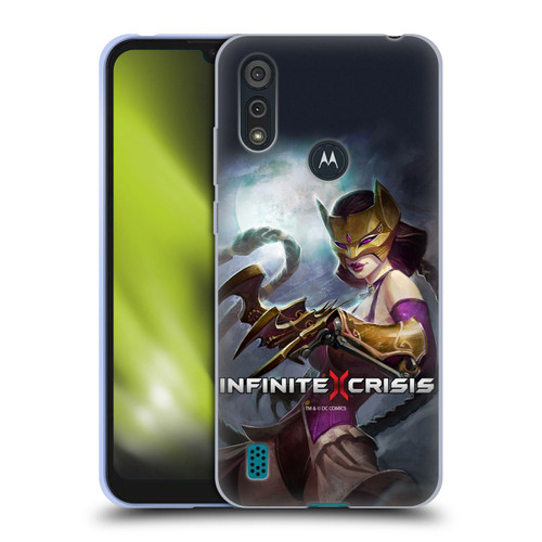Infinite Crisis Characters Catwoman Soft Gel Case for Motorola Moto E6s (2020)