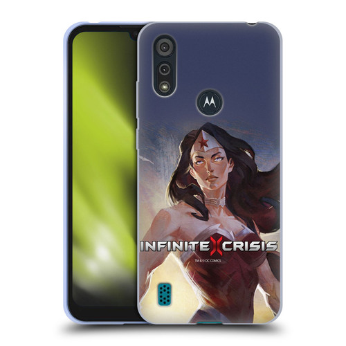 Infinite Crisis Characters Wonder Woman Soft Gel Case for Motorola Moto E6s (2020)