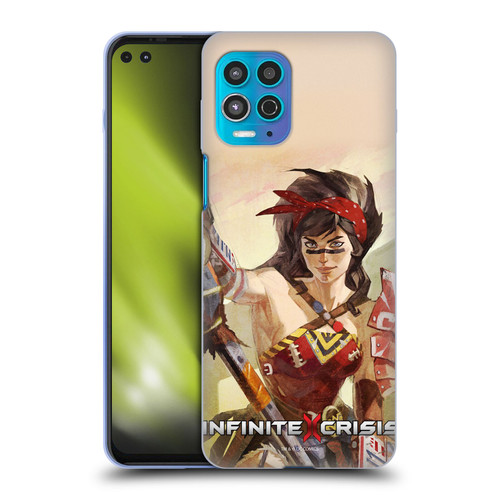 Infinite Crisis Characters Atomic Wonder Woman Soft Gel Case for Motorola Moto G100